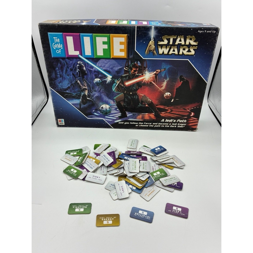 The Game of Life Star Wars A Jedis Path 2002 Tiles Replacement Parts